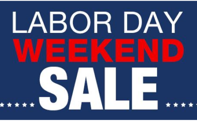 LABOR DAY WEEKEND SALE!!