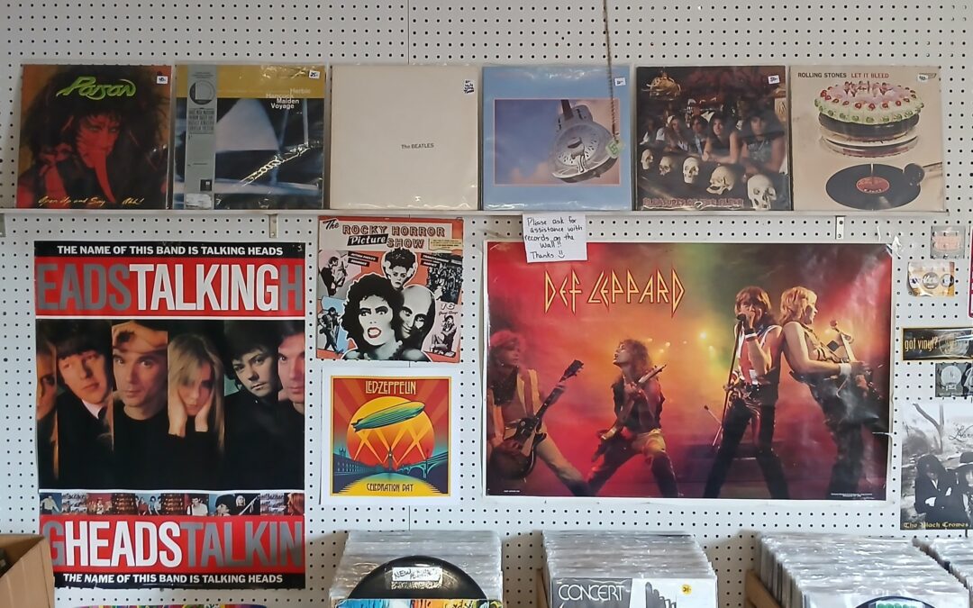 Used new arrivals for 04/05/25! Elton John, Grateful Dead, Pink Floyd, Sex Pistols, etc…